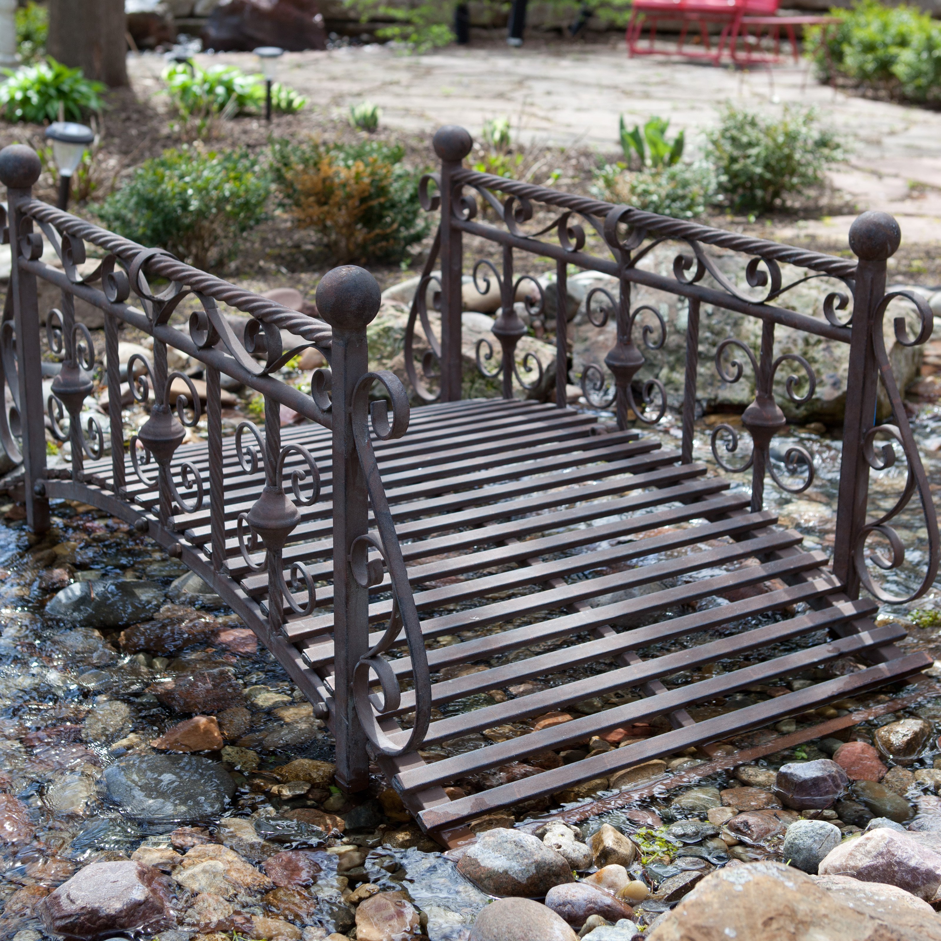 Belham Living Danbury Steel Garden Bridge Ft Walmartcom