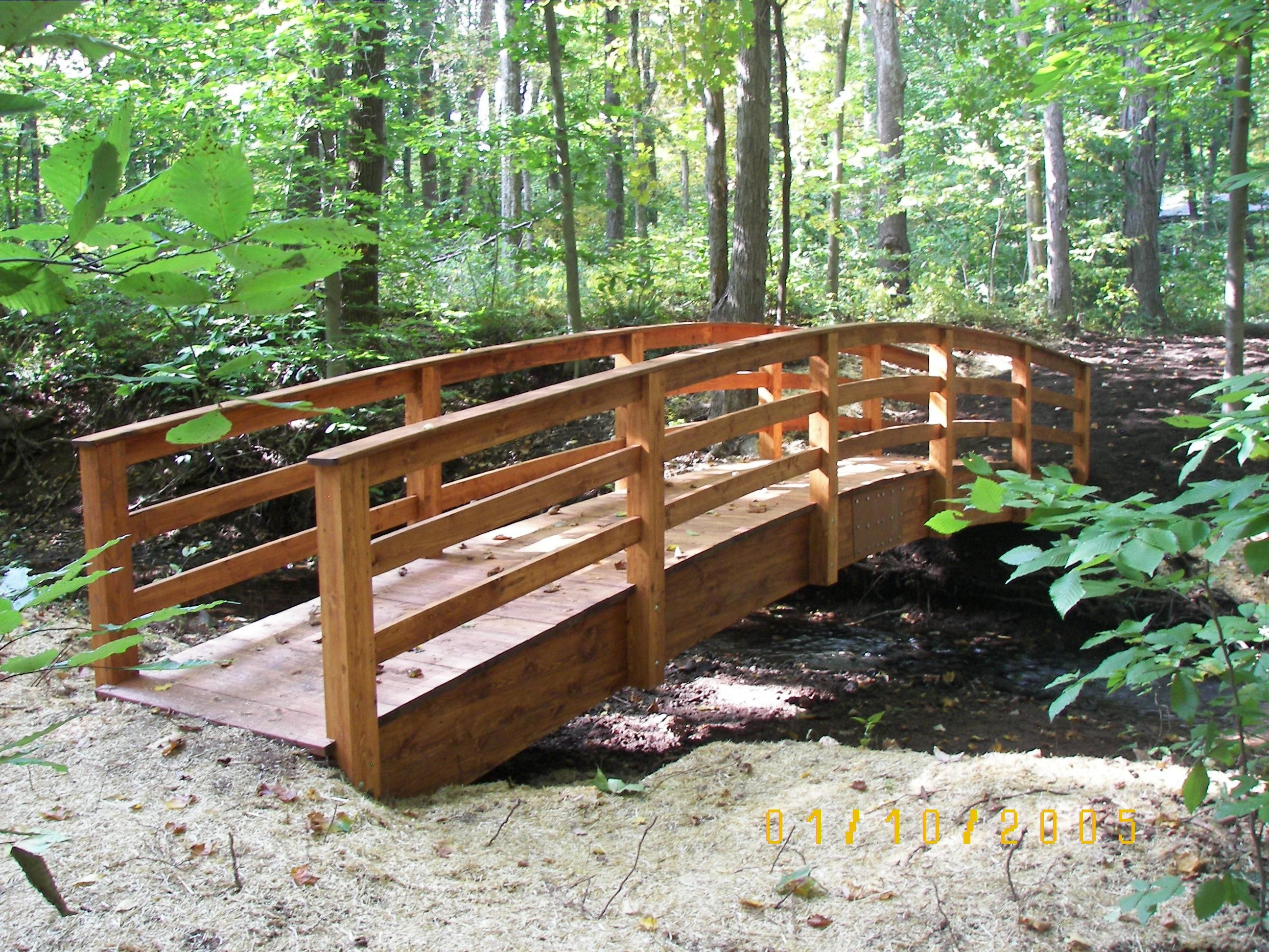 Wooden Garden Bridge Ideas