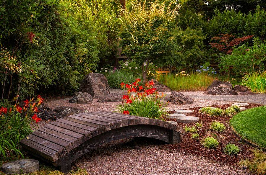 Dreamy And Delightful Garden Bridge Ideas
