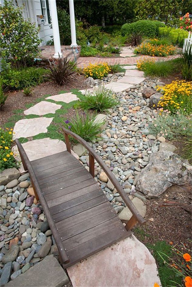 Metal Garden Bridge