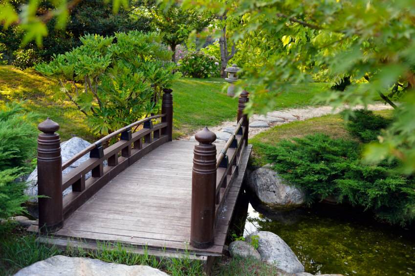 Backyard Garden Bridge Ideas