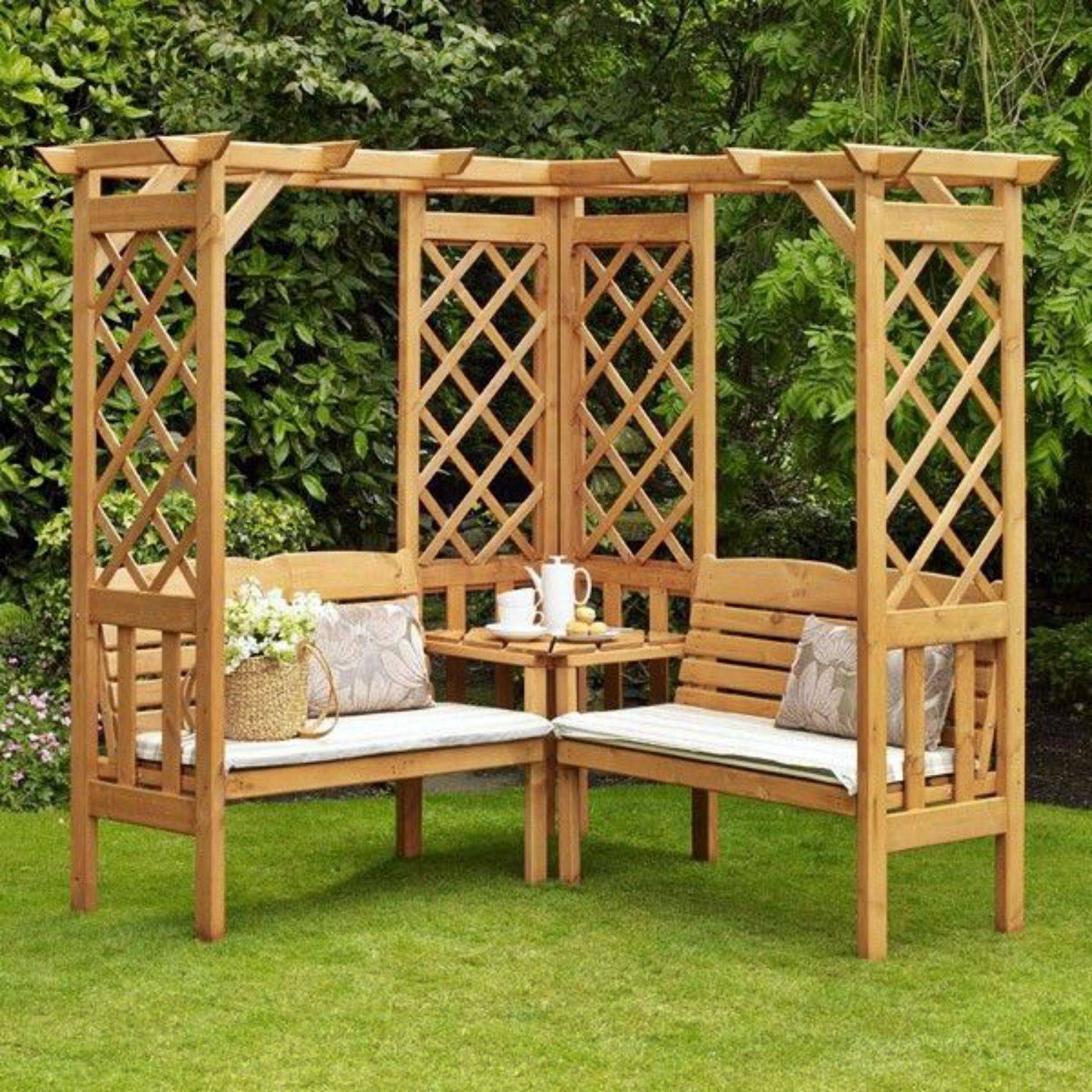 19 Corner Garden Arbor Ideas To Try This Year SharonSable