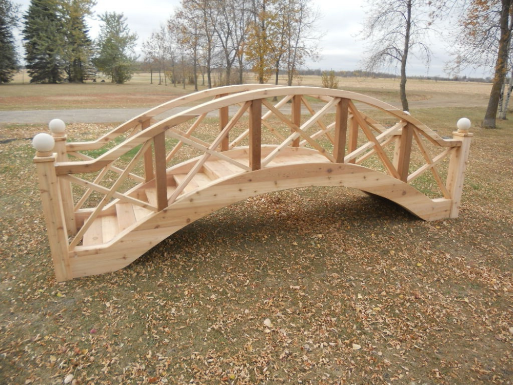 Wooden Garden Bridges