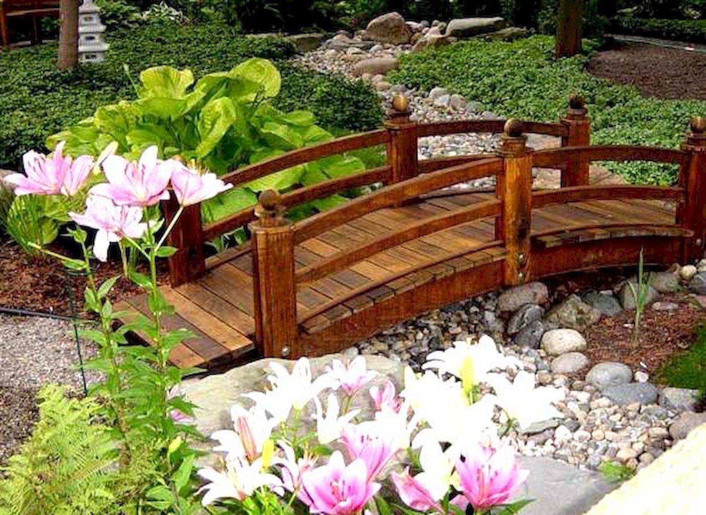 Wooden Garden Bridge