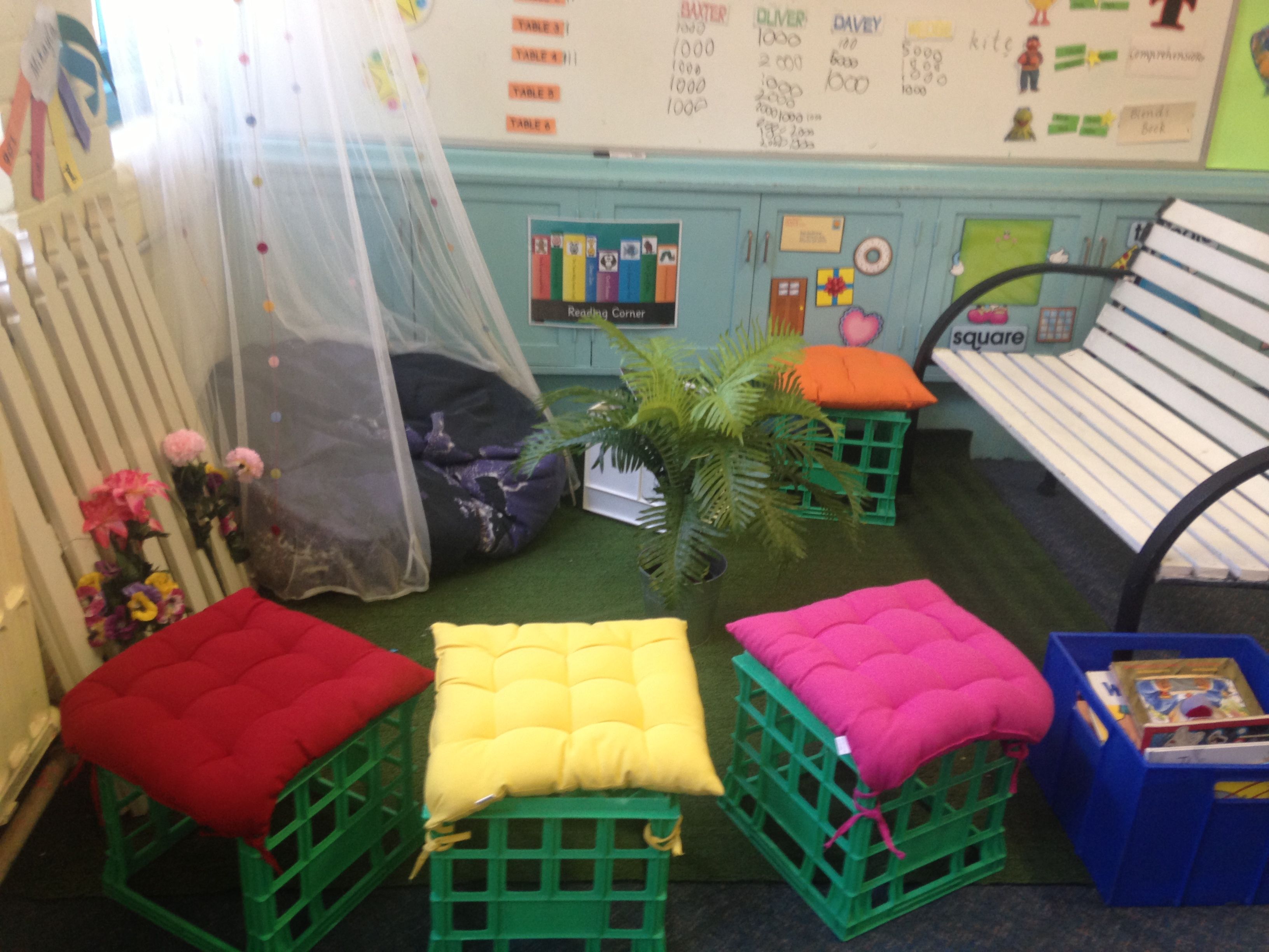 Outside Reading Corner Classroom