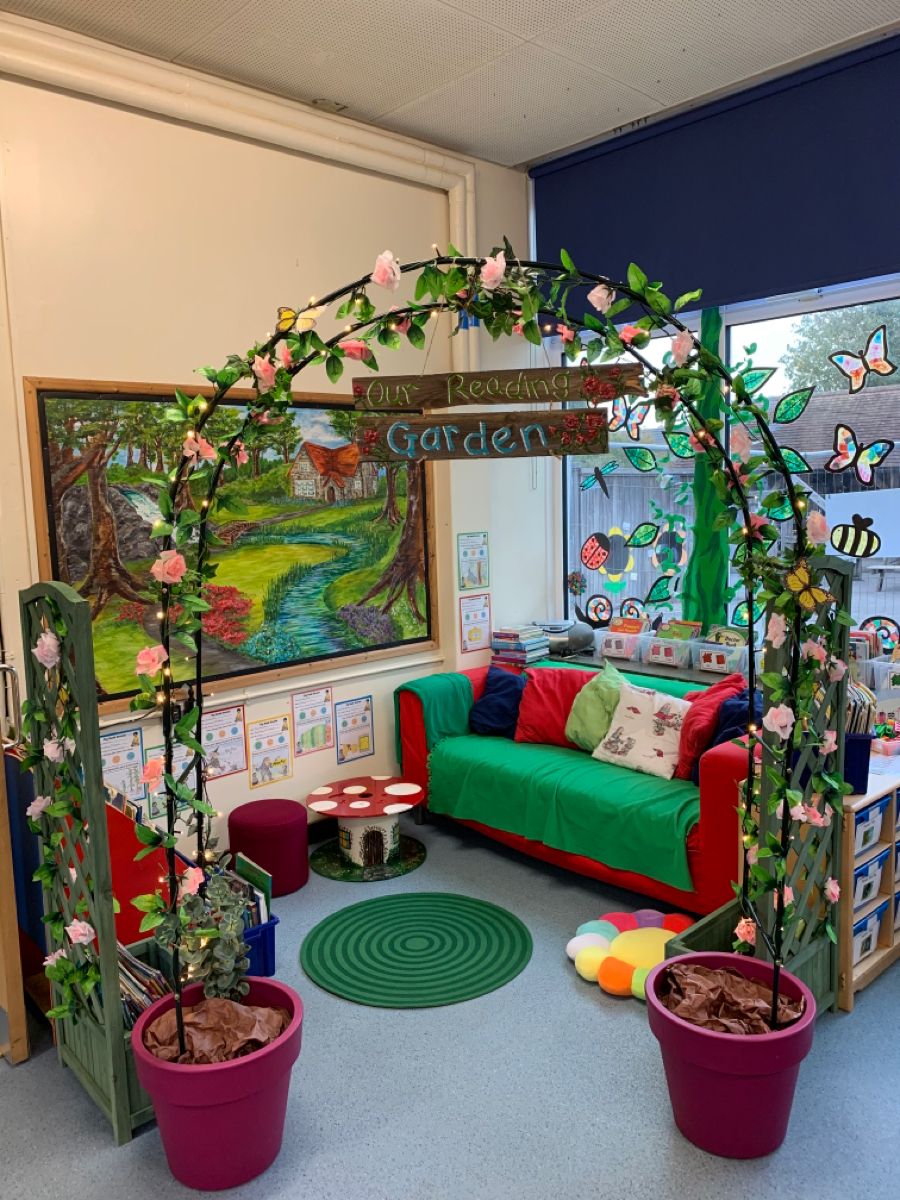 Reading Area Forest Theme Classroom