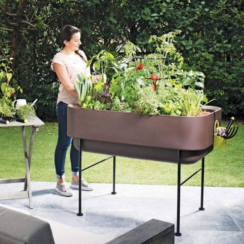 Yaheetech Wooden Raised Elevated Garden Bed Kit