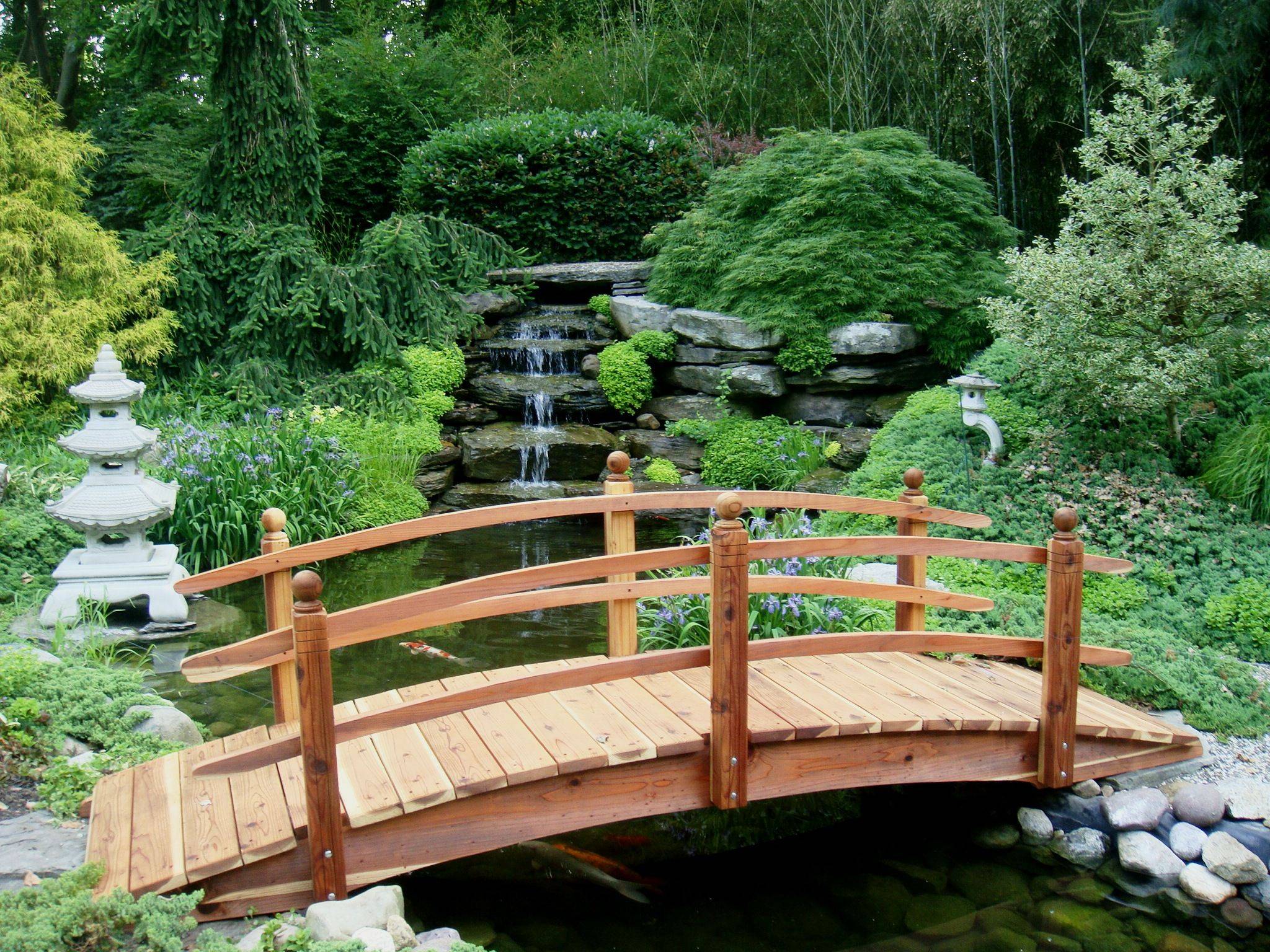 Wooden Garden Bridge Ideas