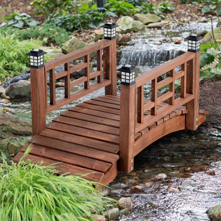 Wooden Bridge Bridge Landscape Natural Free Download