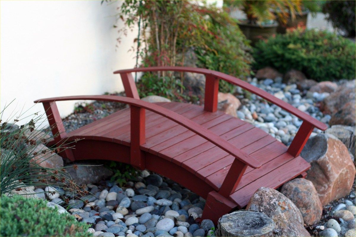 Wooden Garden Bridge Ideas Backyard Bridges