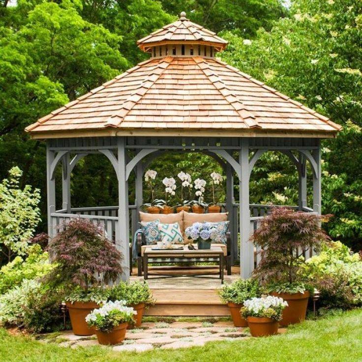 Wooden Garden Gazebo Kits Pergola Design Ideas Decoratorist