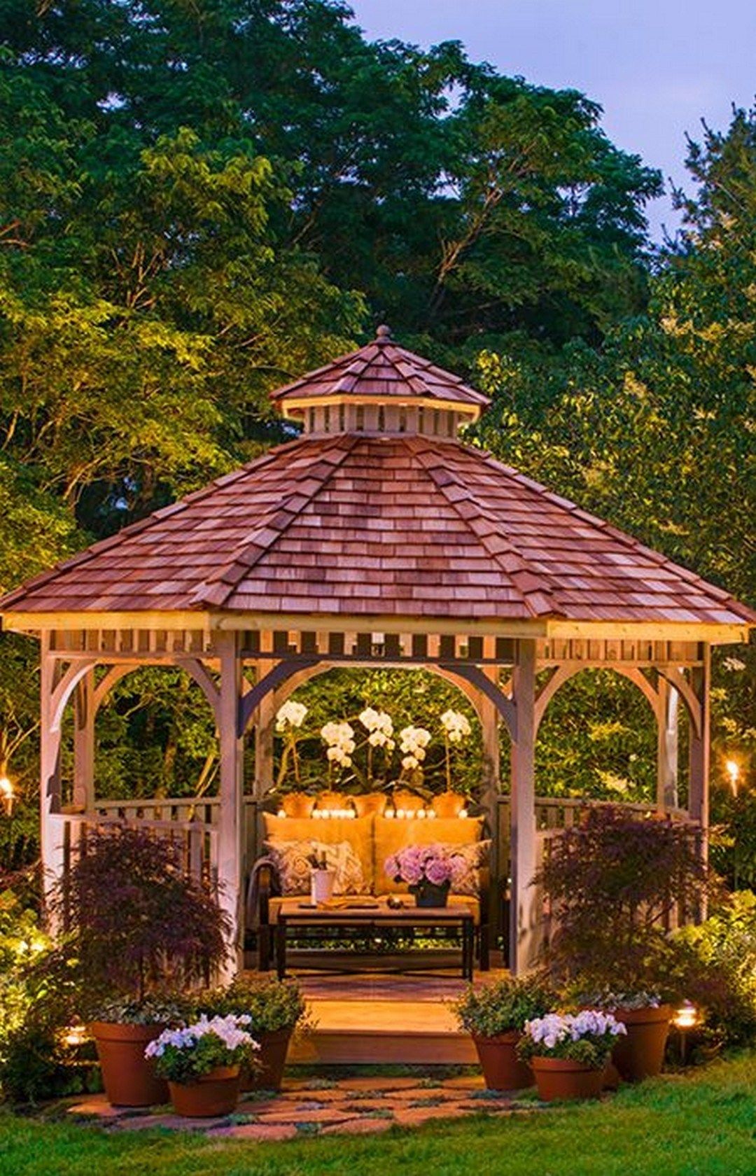 Backyard Gazebo Ideas Quiet Corner