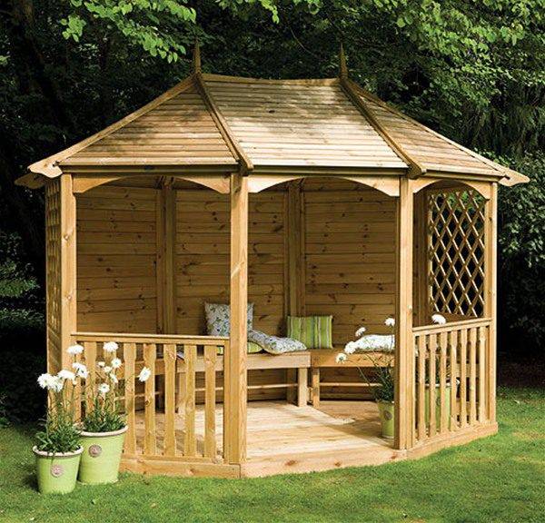 Wooden Garden Gazebos Top Ideas