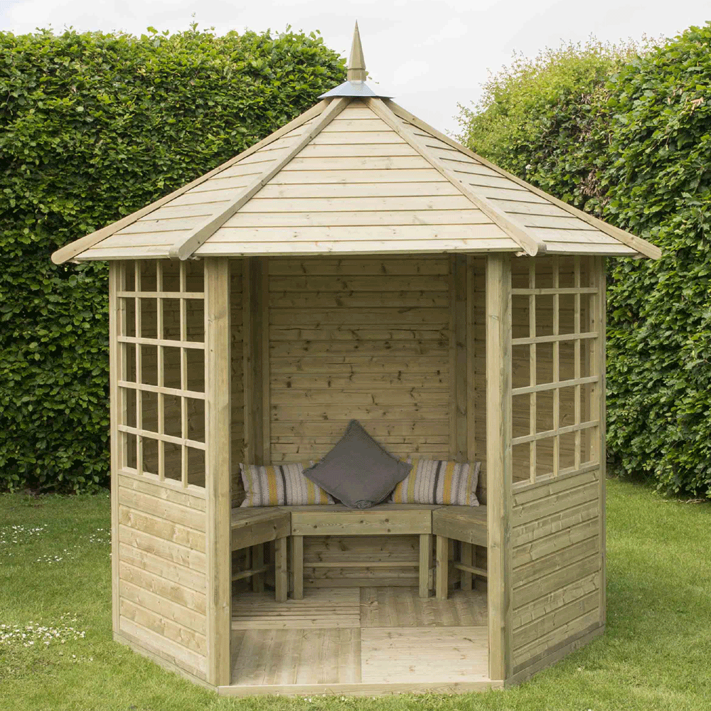 Ft Gazebo Privacy Wall Yardistry Structures Gazebos