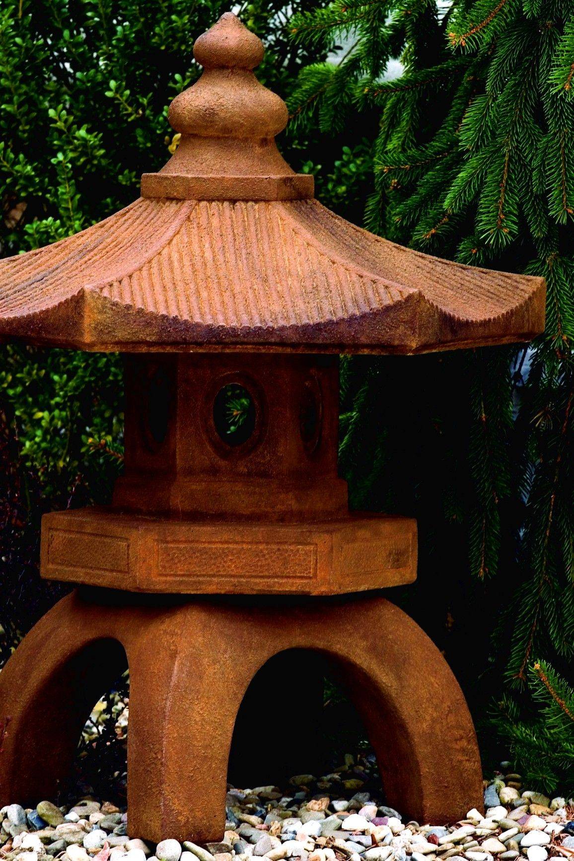 Pagoda Zen Garden Patio Pond Japanese Plants