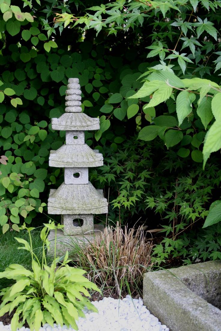 Japanese Massive Antique Handcarved Stone Pagoda Tower