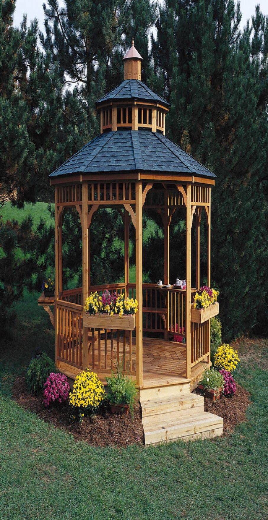 Wood Gazebo Kits Advantages