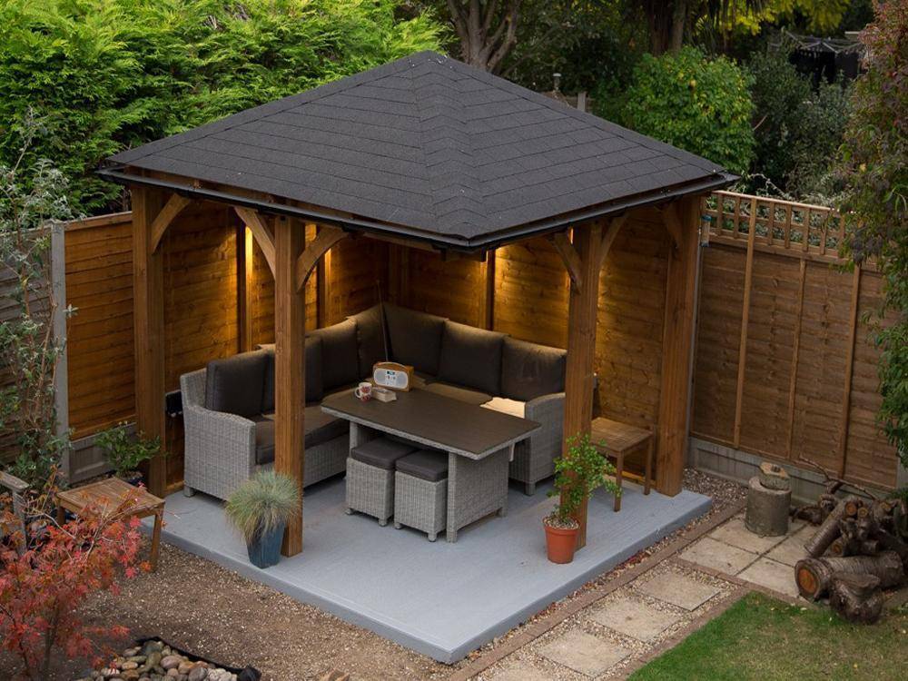 Homemade Wooden Gazebo
