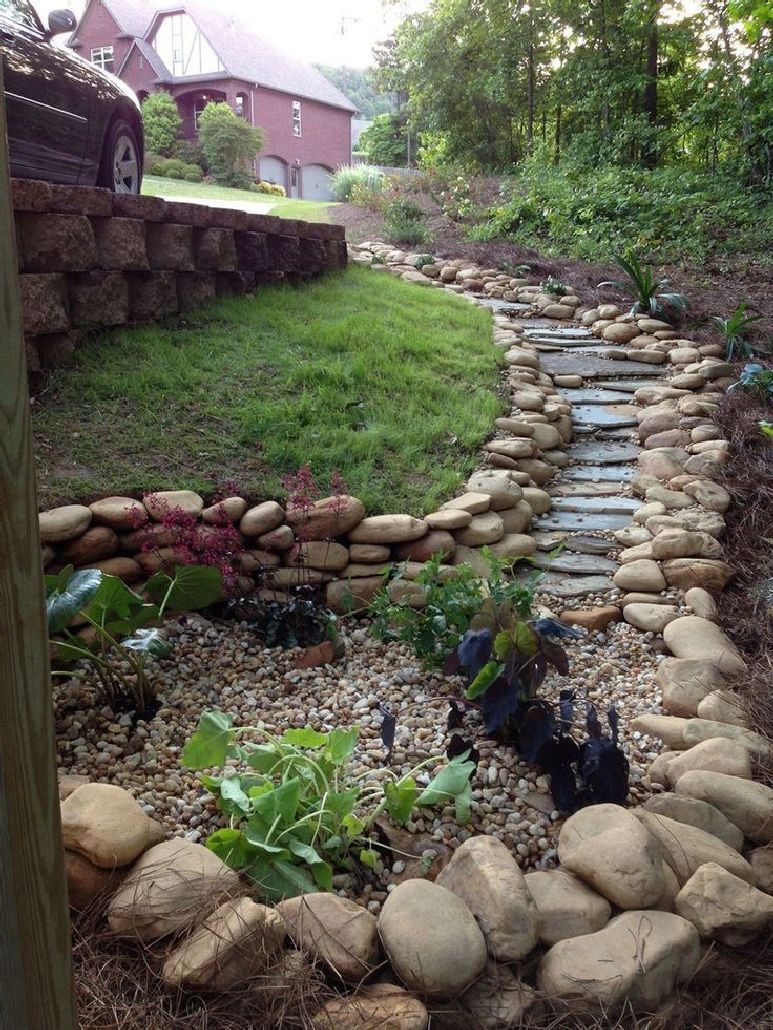 Inspiring Dry Riverbed And Creek Bed Landscaping Ideas