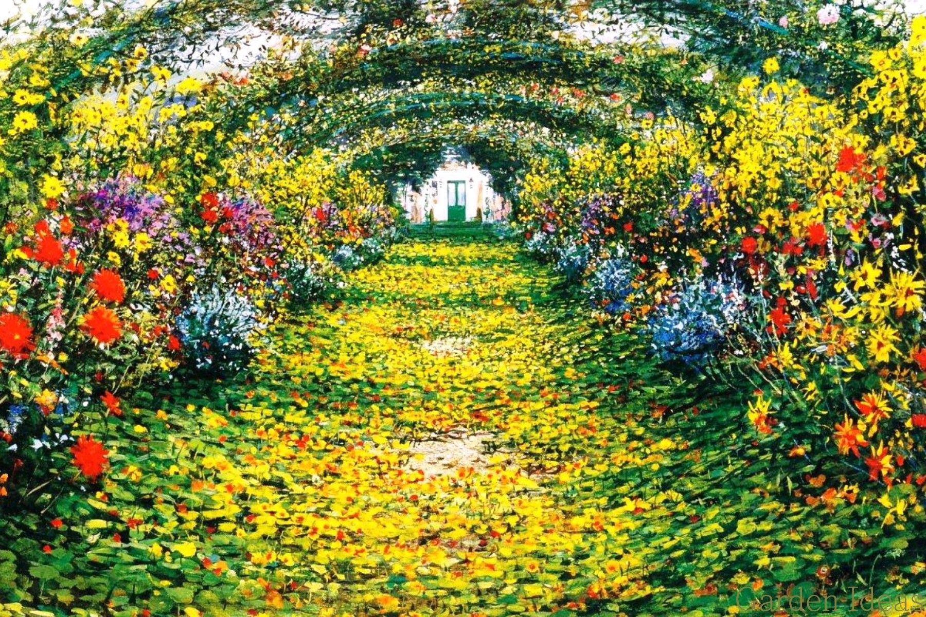 Claude Monet S Garden Victoria British Columbia Garden Design Ideas
