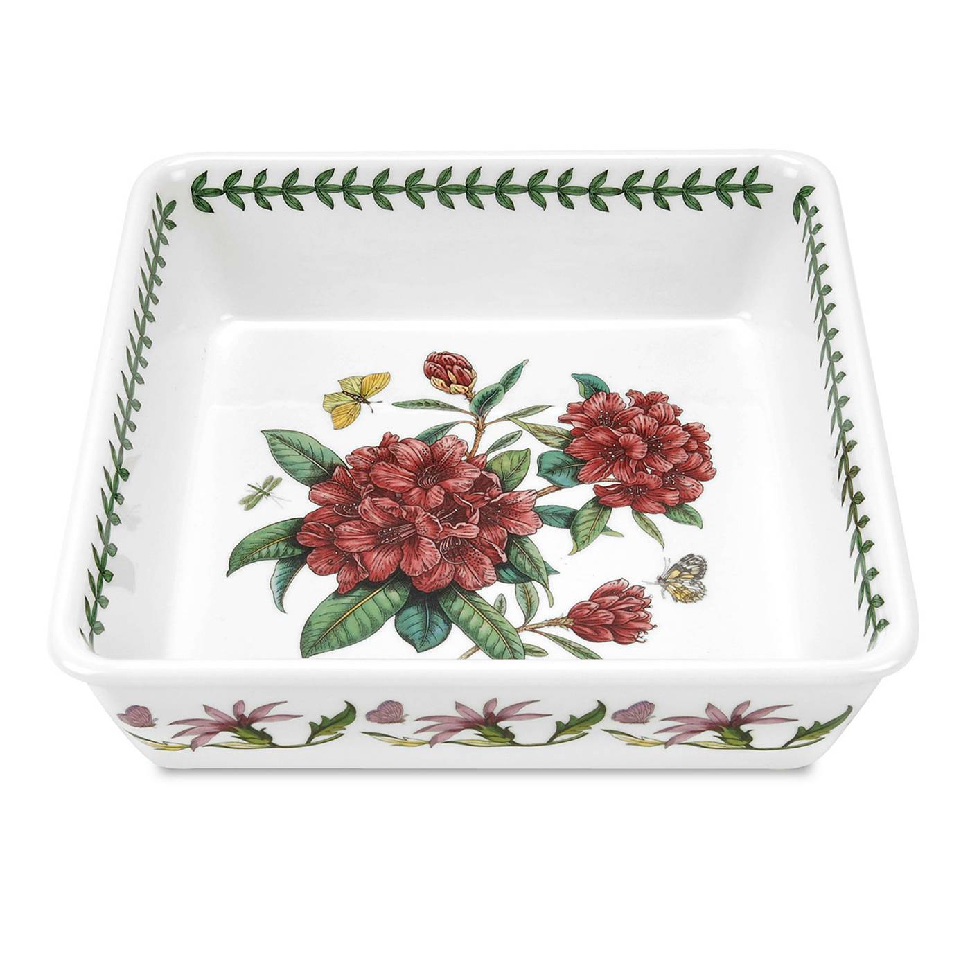 Portmeirion Botanic Garden Terrace Dessertpie Plate Blue Hydrangea