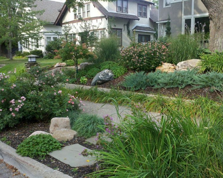 Front Yard Landscaping And Interlock Driveway Toronto Custom Deck