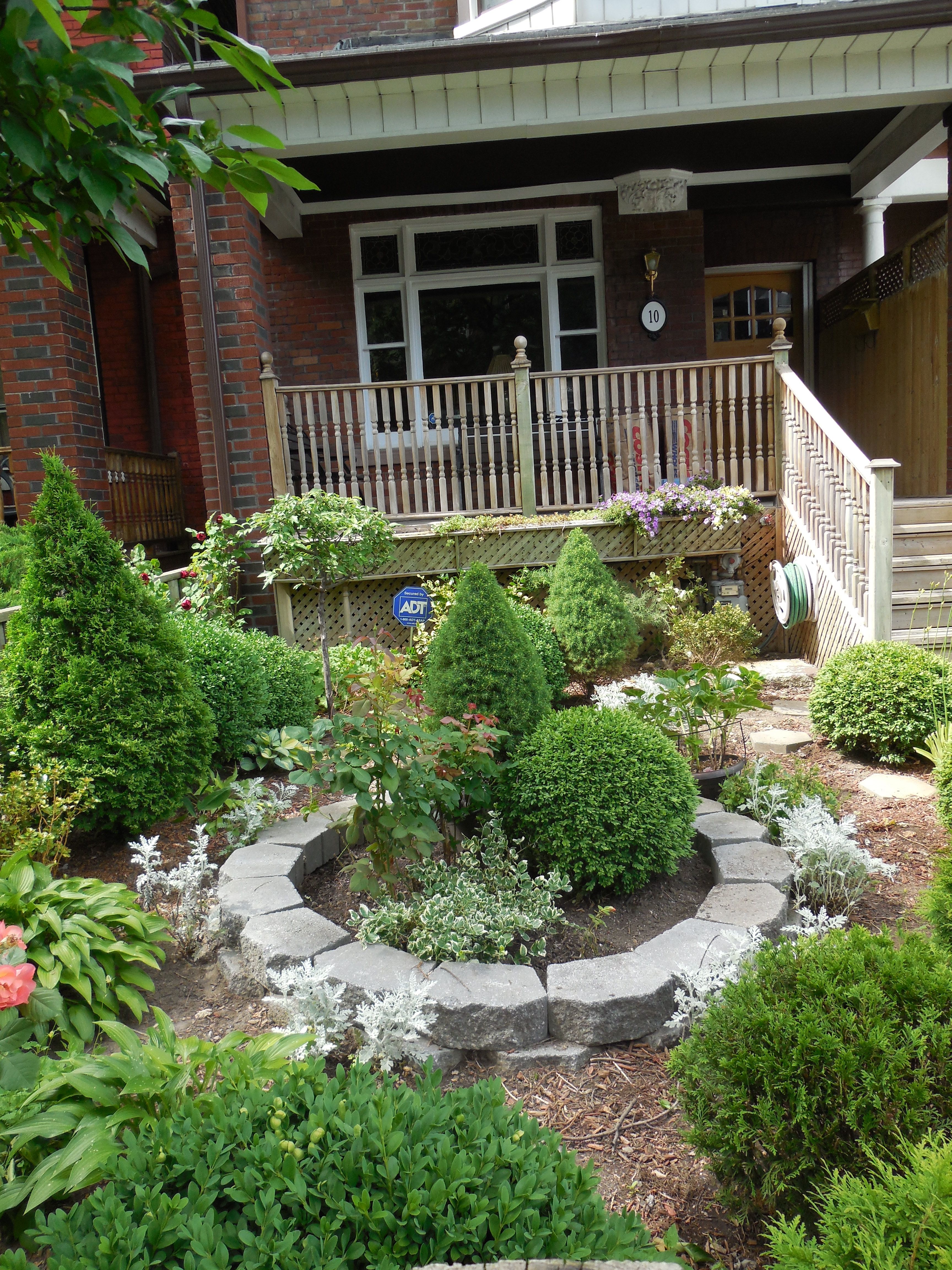 Tiered Timber Retaining Walls Contemporary Landscape Toronto