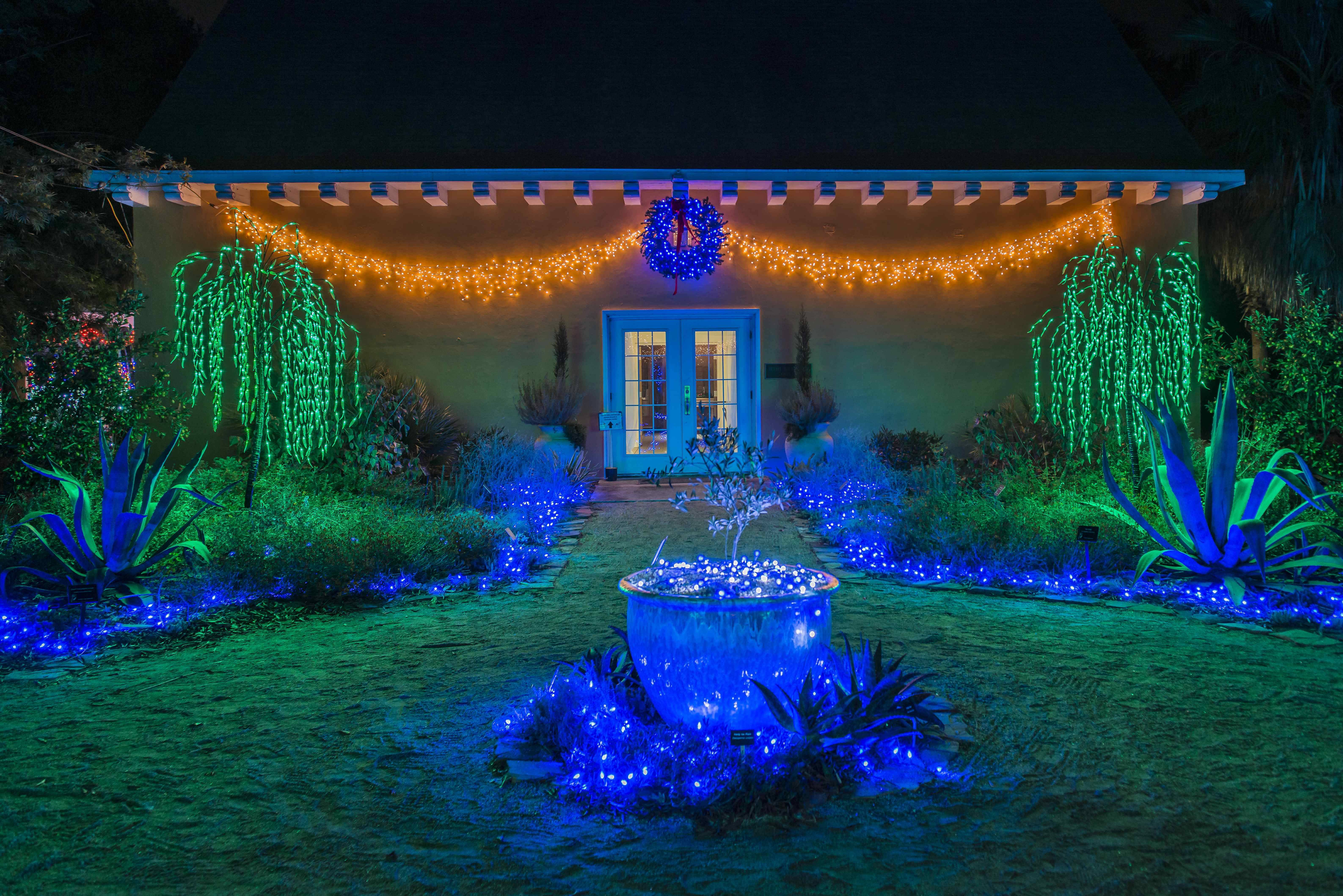 Coastal Botanical Gardens Savannah Christmas Lights Fasci Garden