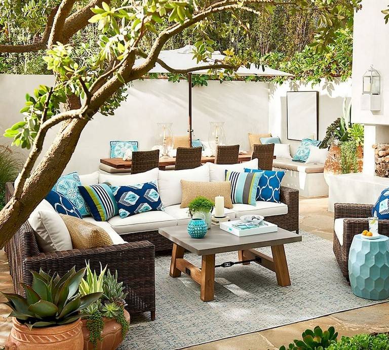 Small Backyard Seating Area