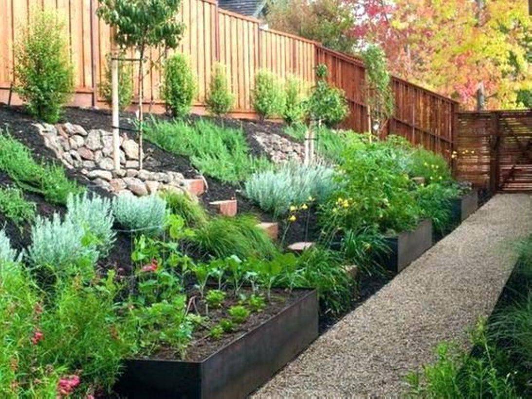 Small Sloped Garden Design Ideas
