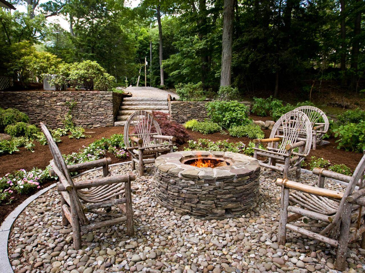 Rustic Fire Pit Rustic Fire Pits