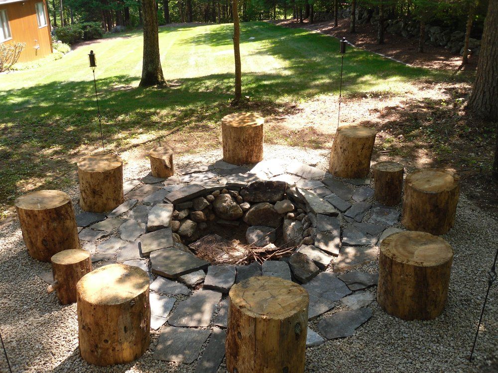 Stone Fire Pit Cool Diy Ideas