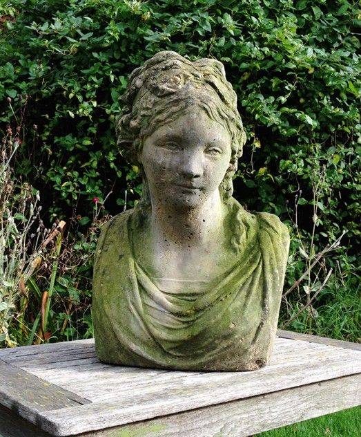 Victorian Alabaster Women Bust