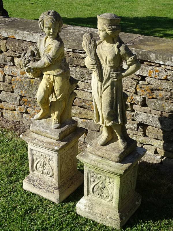 Weathered Garden Fountain