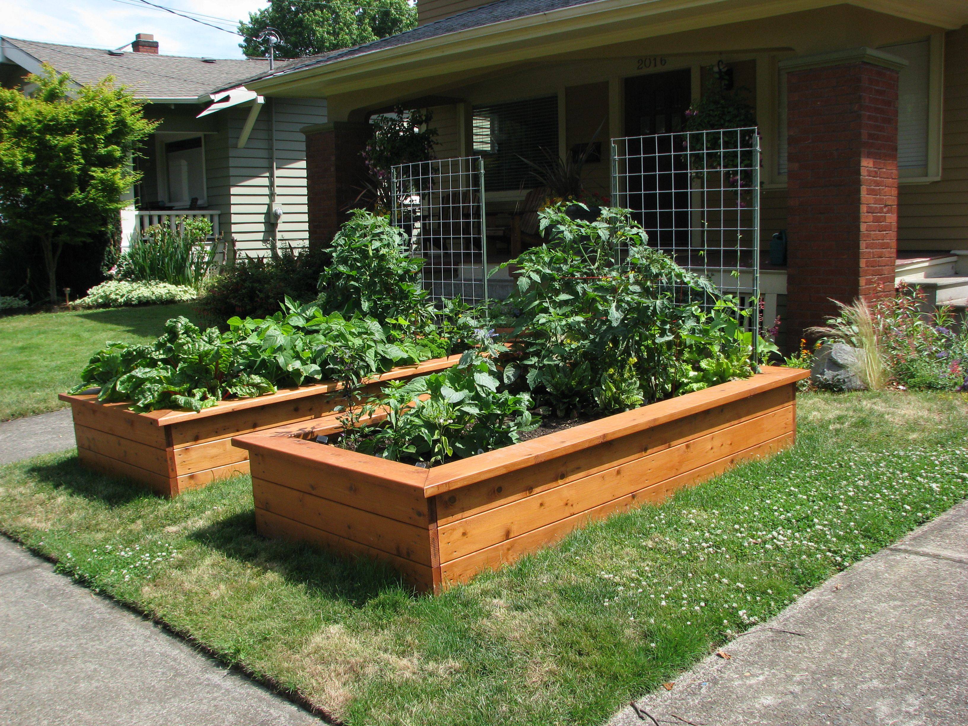 21 Front Yard Raised Garden Ideas You Cannot Miss SharonSable