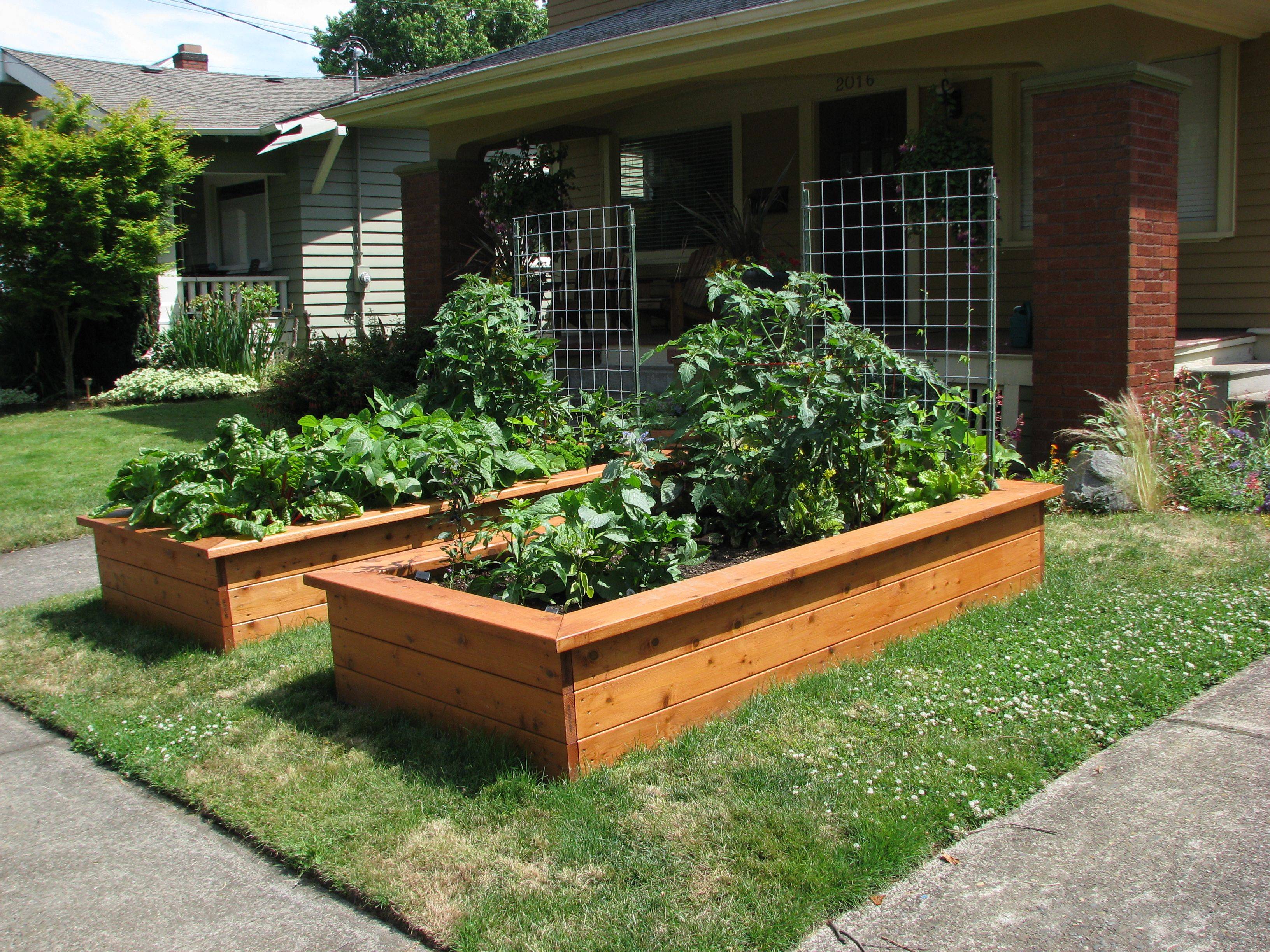 Wasson Farm Frontyard Planter Bed Installation