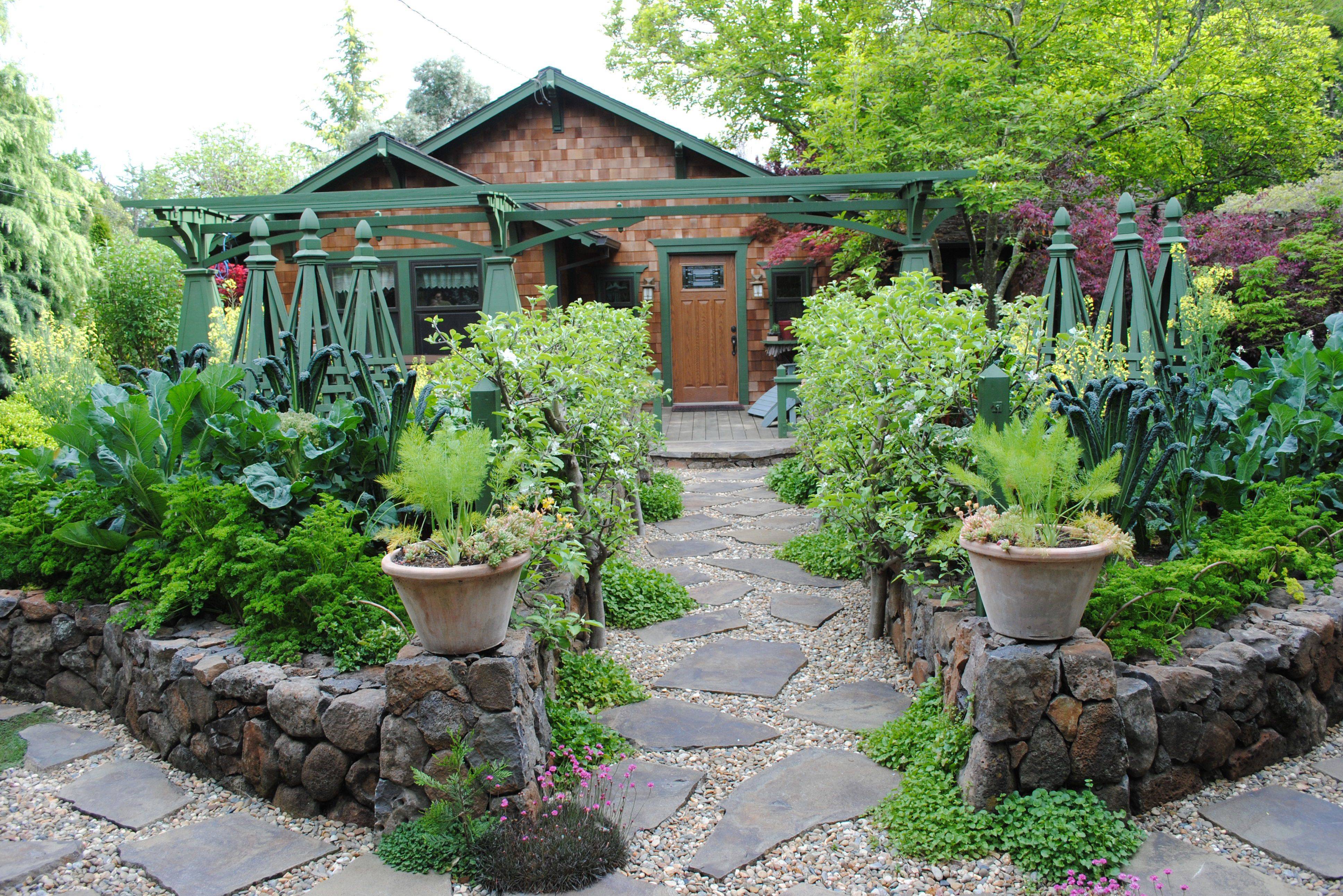 Outstanding Frontyard Edible Gardens Sunset Magazine