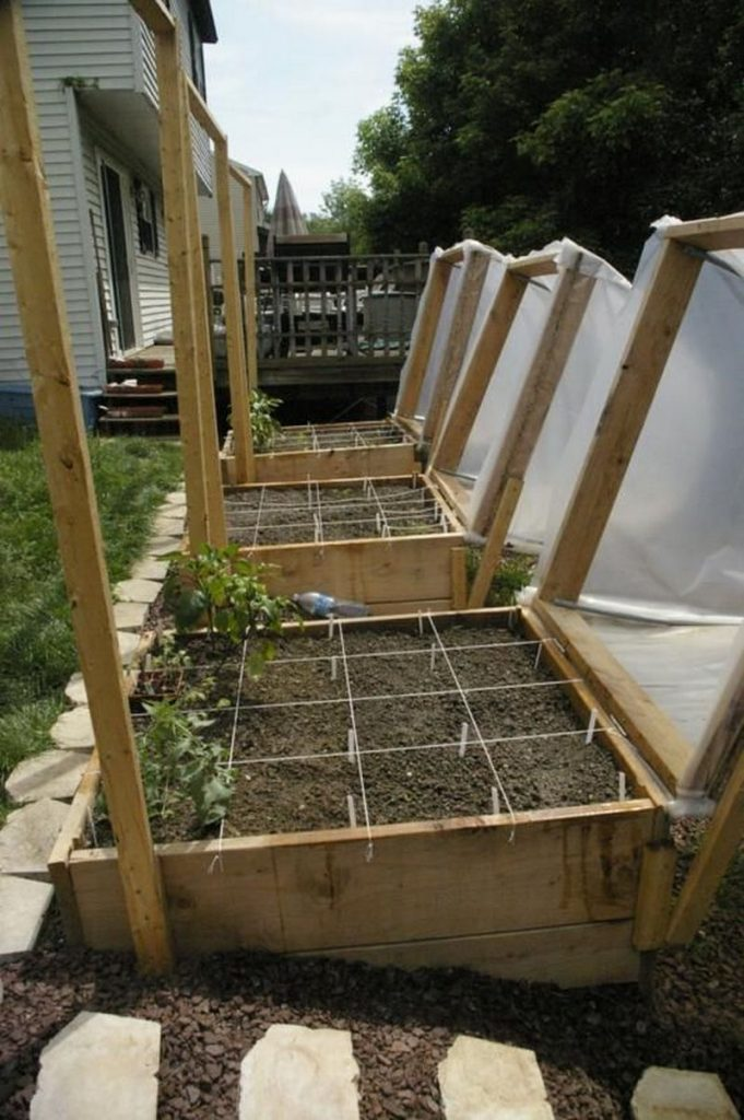 Raised Garden Bed Cover Building