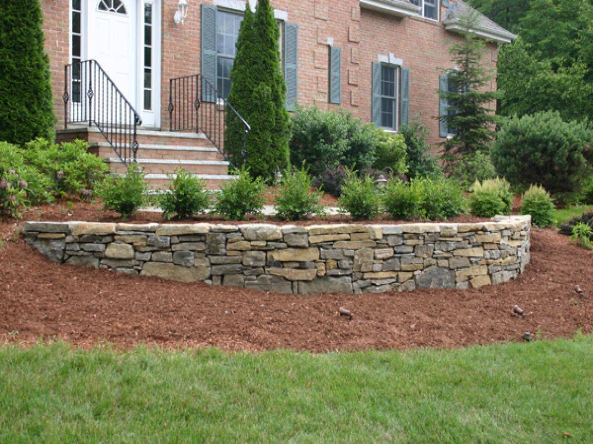 Stone Wall Garden Ideas