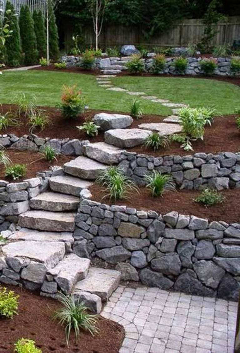 Enchanting Stone Walls Garden Ideas Trendecora