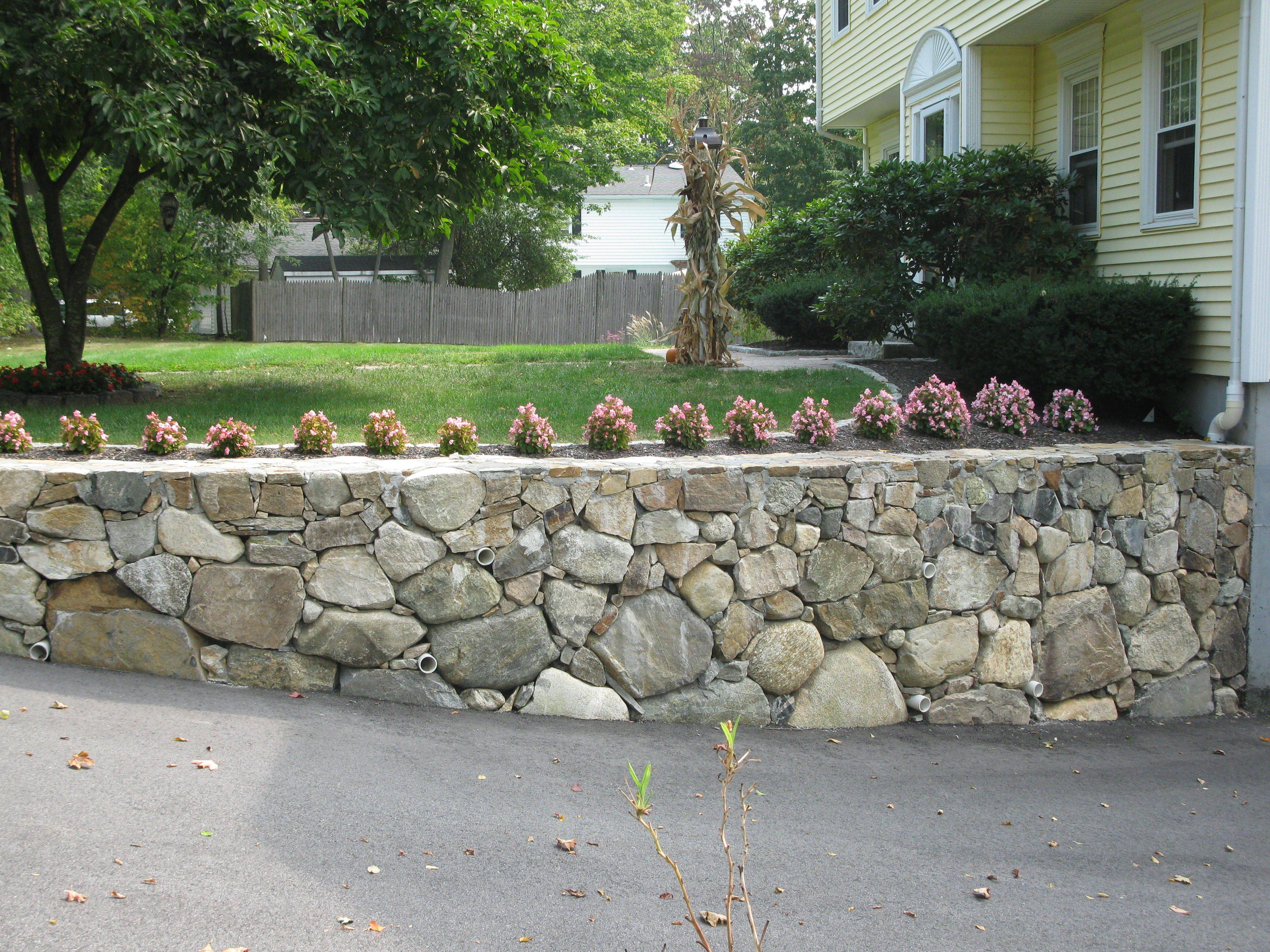 Stone Walls Garden Ideas Trendecora