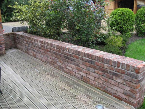 Reclaimed Cheshire Brick Wall