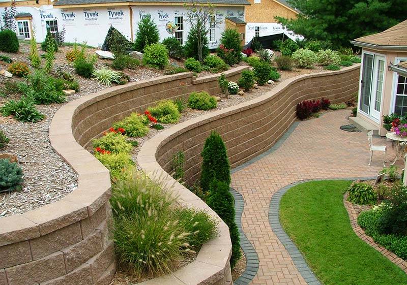 Backyard Retaining Walls