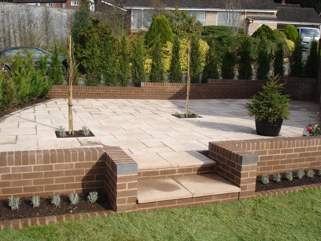 Modern Garden Design London Natural Sandstone Paving Patio Design