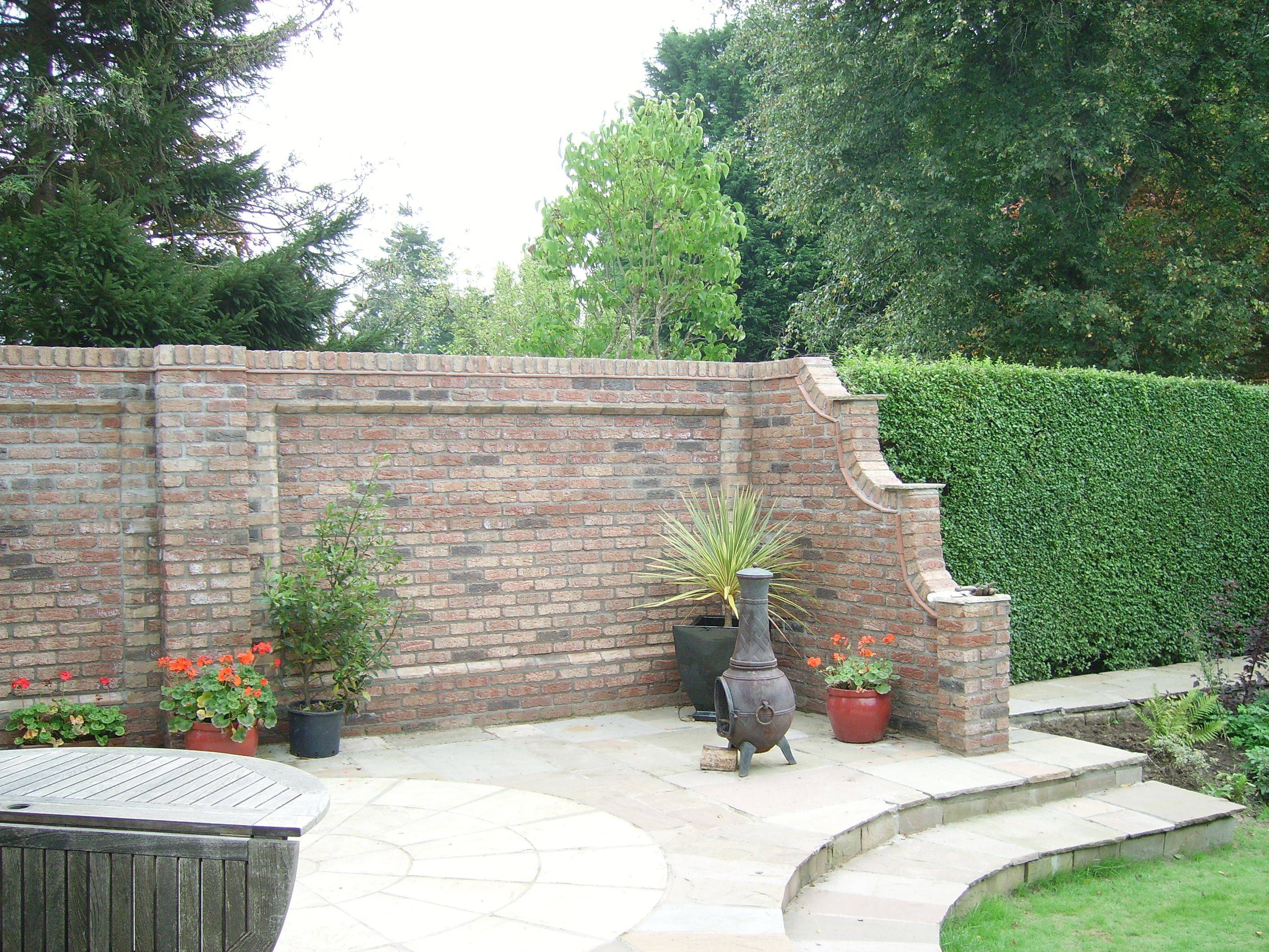 Curved Brick Wall Brick Wall Gardens