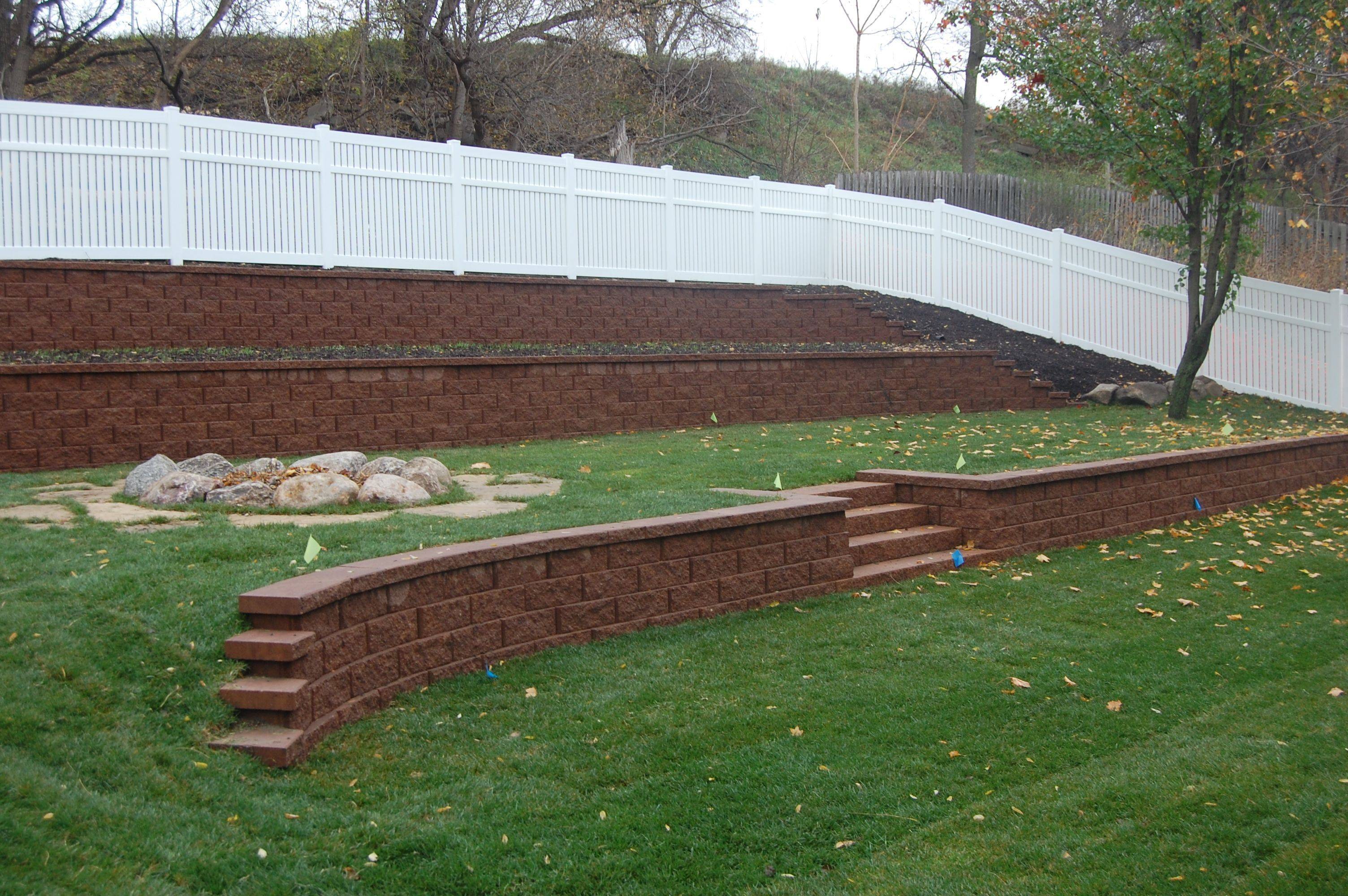 Backyard Retaining Wall Ideas And Terraced Gardens Photos Home