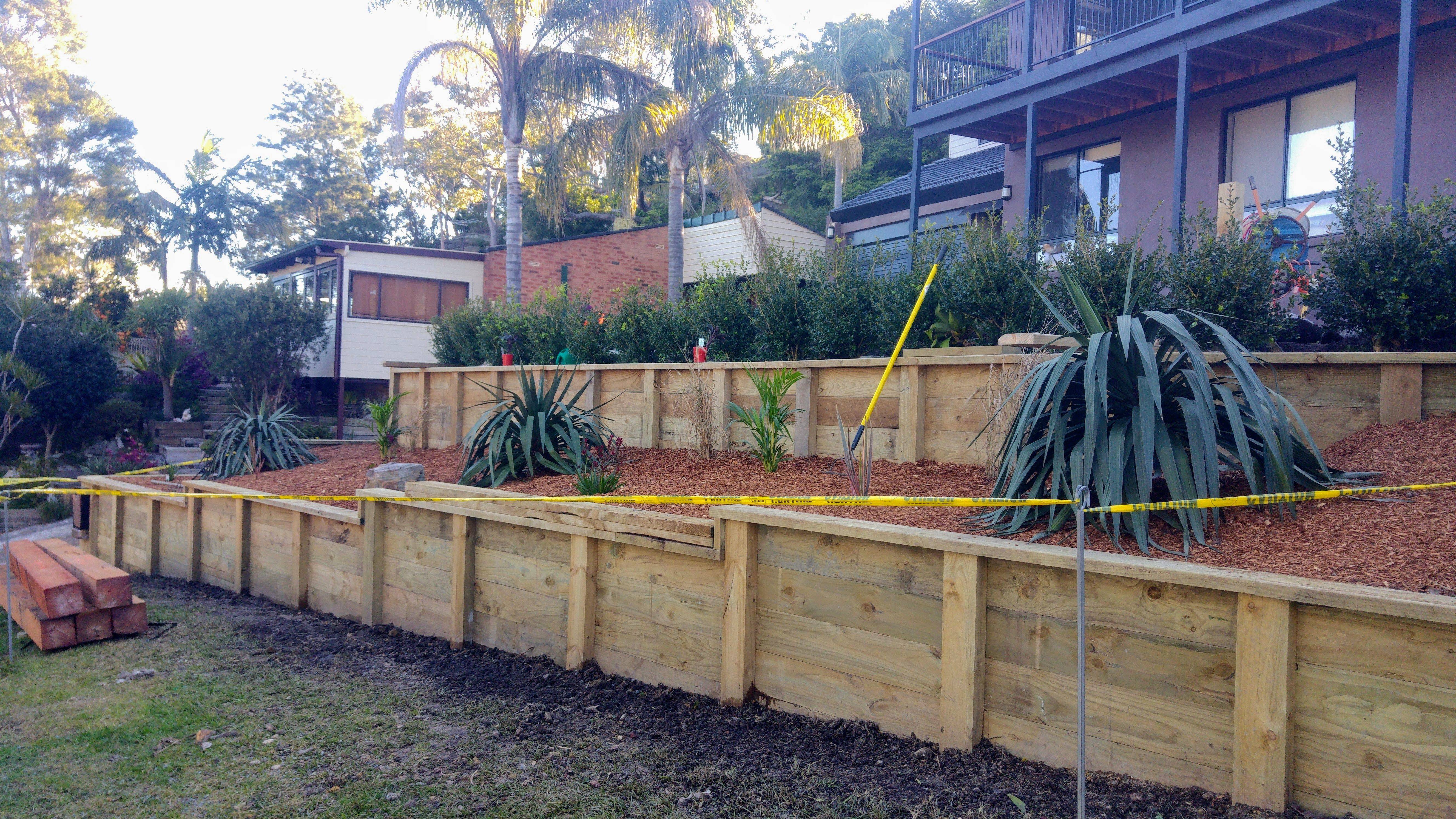 Wooden Retaining Wall Design Nz Google Search Wood Retaining Wall