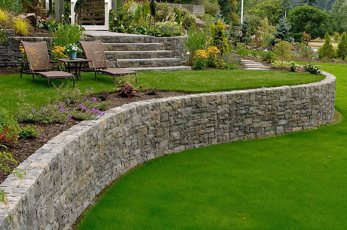 Curved Brick Retaining Wall Pine Hall Brick
