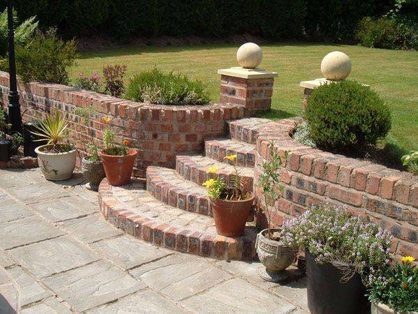 Curved Concrete Block Cinder Block Garden