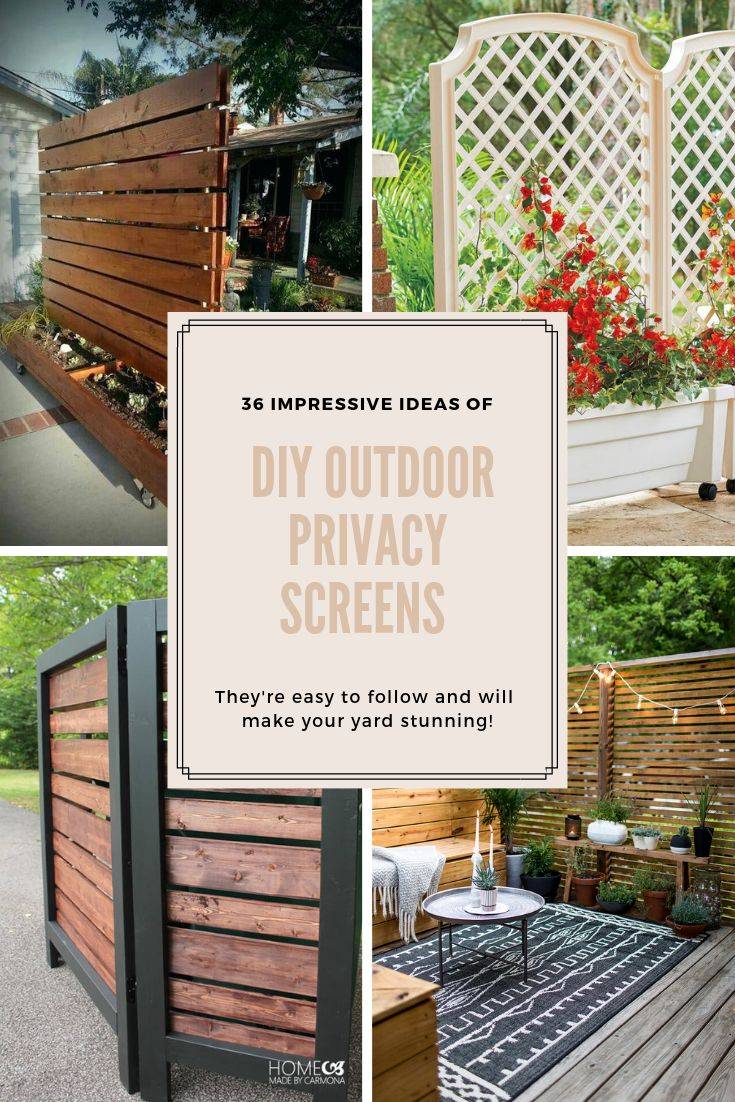 Awesome Diy Outdoor Privacy Screen Ideas